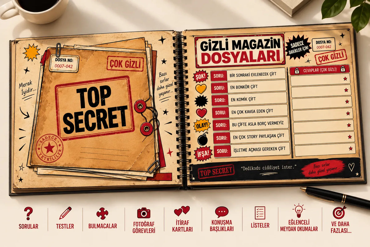 Bemoryn Çiftlere Özel Anı ve Aktivite Kitabı